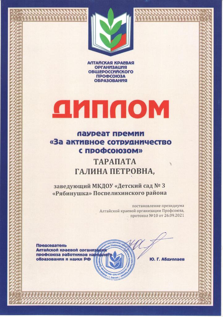Диплом проф. 2022